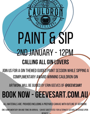 Sip & Paint Sunday 2 January
