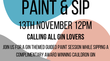 Paint & Sip - Saturday 13 November