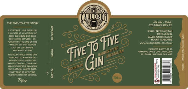 Five-To-Five Mountain Gin